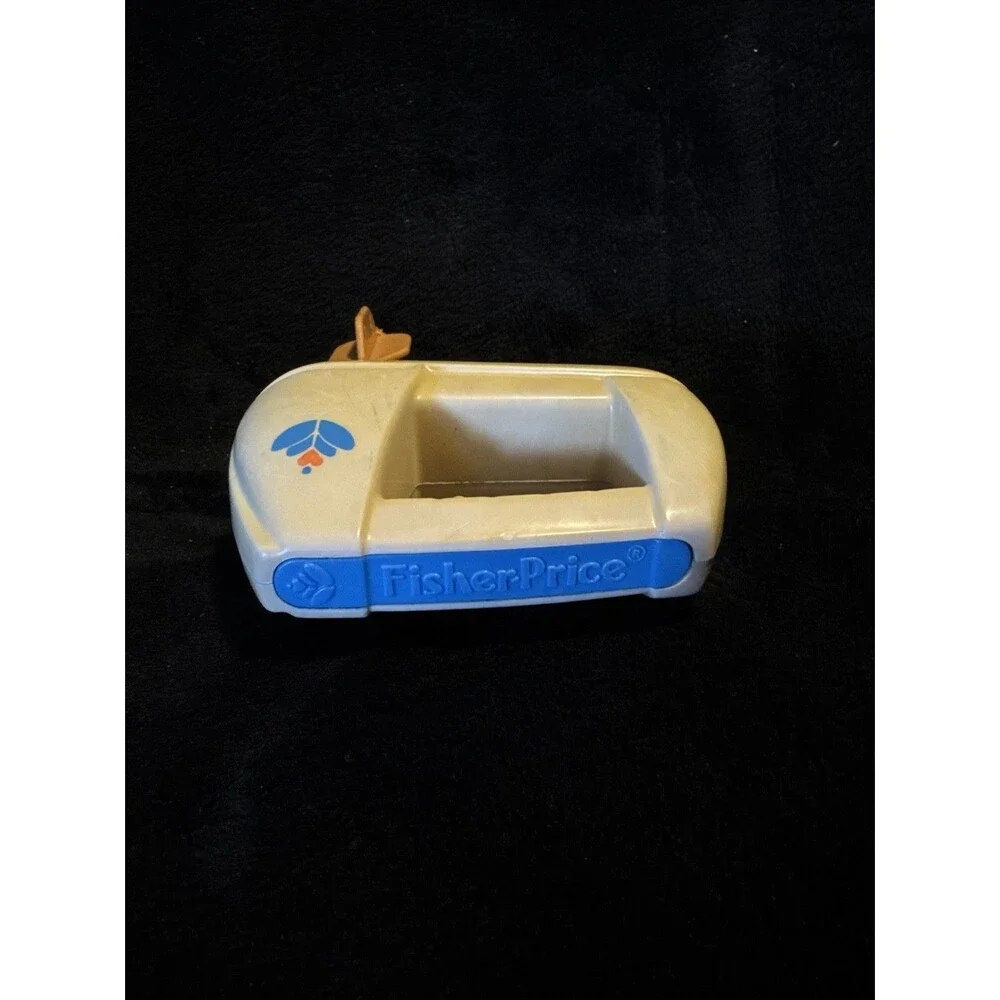 Vintage 80s Yellow Fisher Price Fun with Food Hand Mixer
